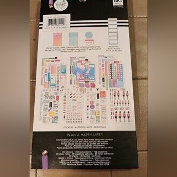 Nwt the happy planner healthy hero accessory book - Picture 2 of 5